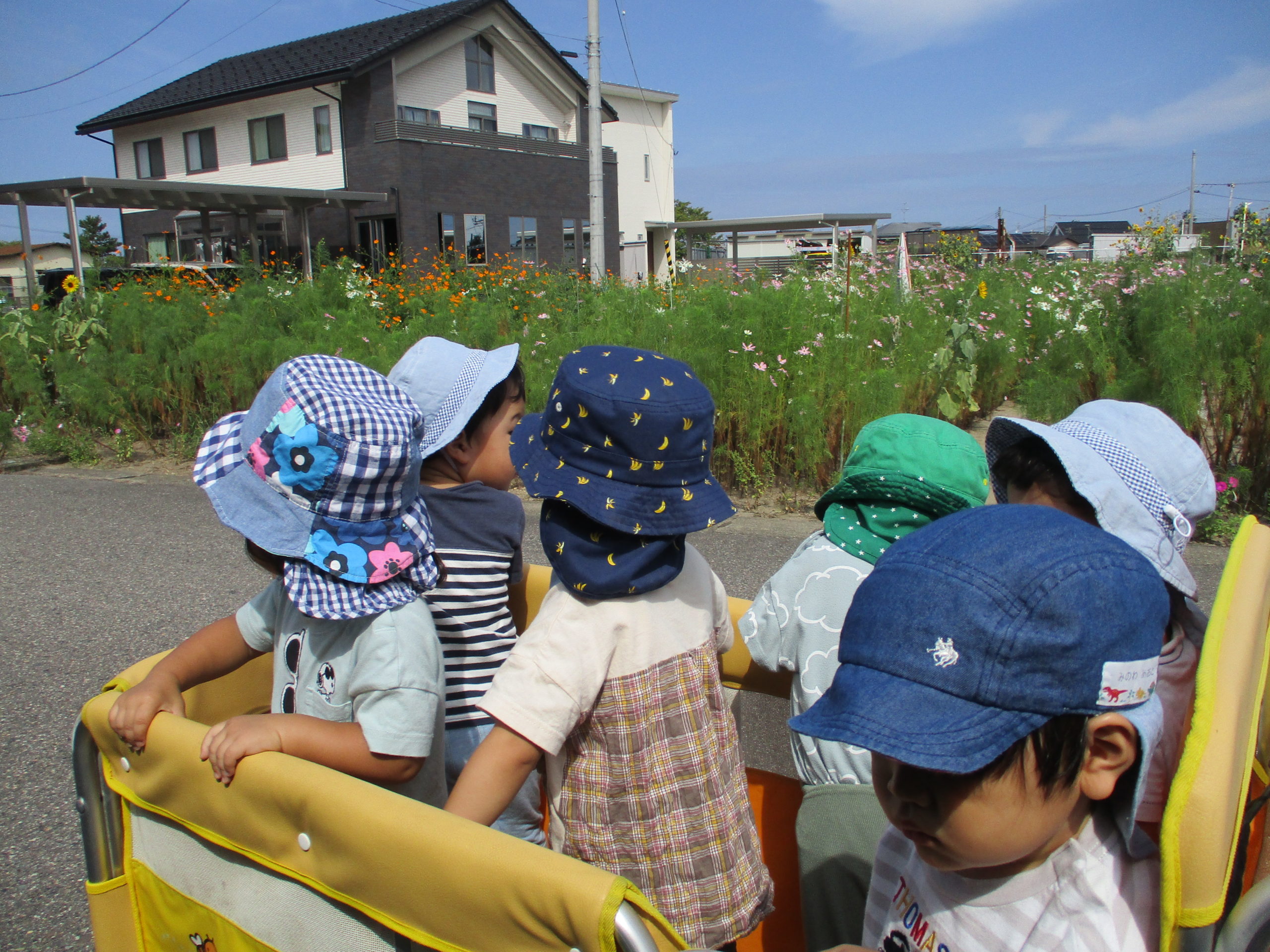散歩する園児